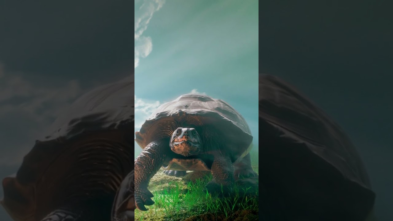 GIANT TURTLE STANDOFF | Homo habilis Challenges an Ancient Beast