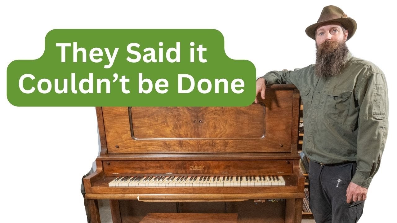 Antique Player Piano Gets a Modern QRS Pnomation System
