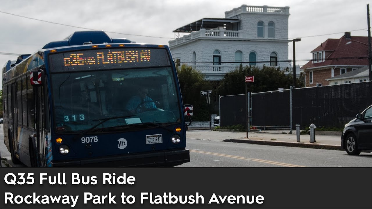 Q35 Full Bus Ride | Rockaway Park to Flatbush Avenue-Brooklyn College