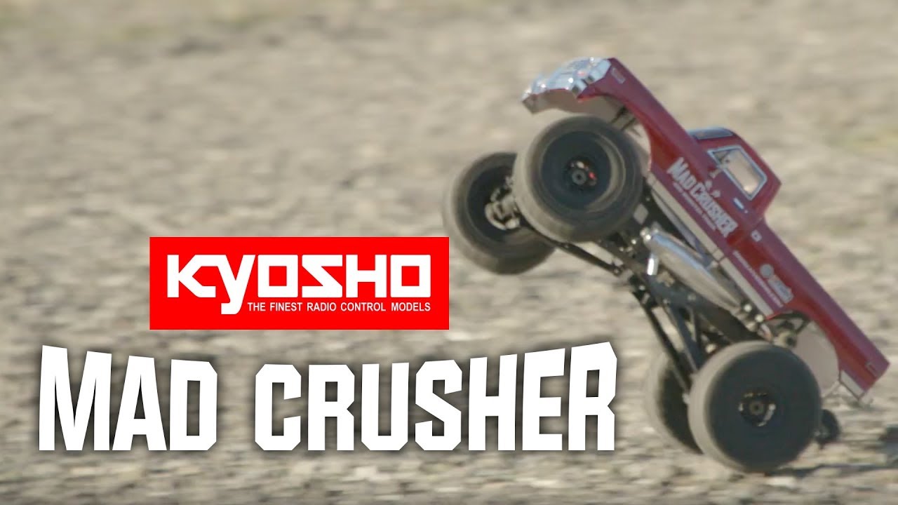 SEE IT IN ACTION! Kyosho Mad Crusher GP 1/8 Nitro Monster Truck