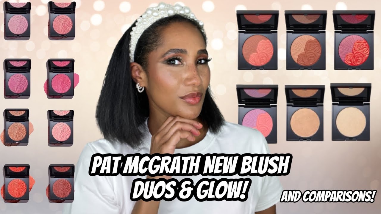 PAT MCGRATH DIVINE BLUSH DUOS & DIVINE GLOW HIGHLIGHTS! | Comparing to All of the Original Blushes!