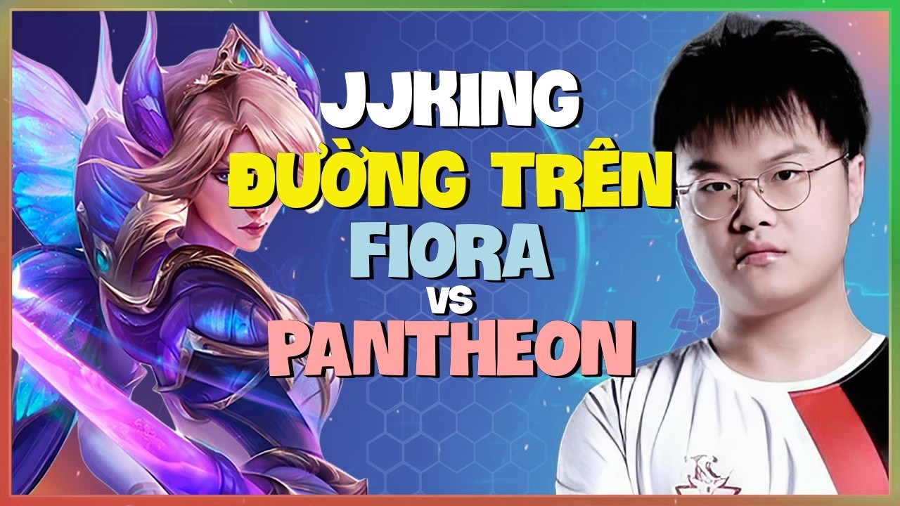 JJking Fiora : Gã Này Đang HỦY DIỆT Pantheon Thách Đấu - Vietsub