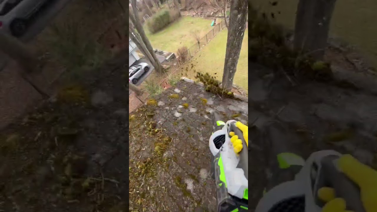 How to NOT wash a roof #roofcleaning