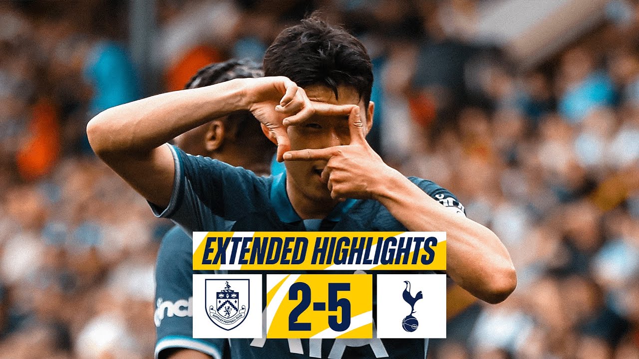 BURNLEY 2-5 TOTTENHAM HOTSPUR // PREMIER LEAGUE EXTENDED HIGHLIGHTS