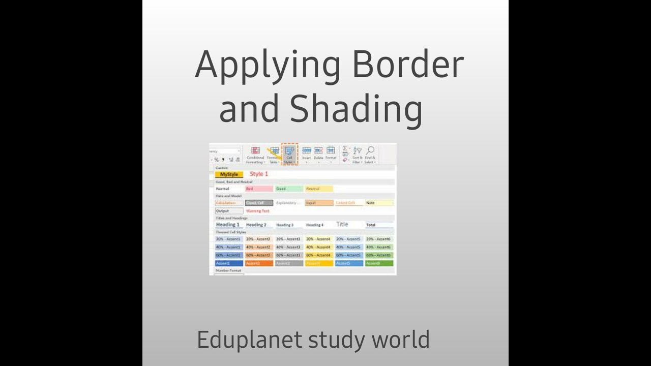 #computer #kips #cybertools How To Add Table Borders and Shading in Ms Word