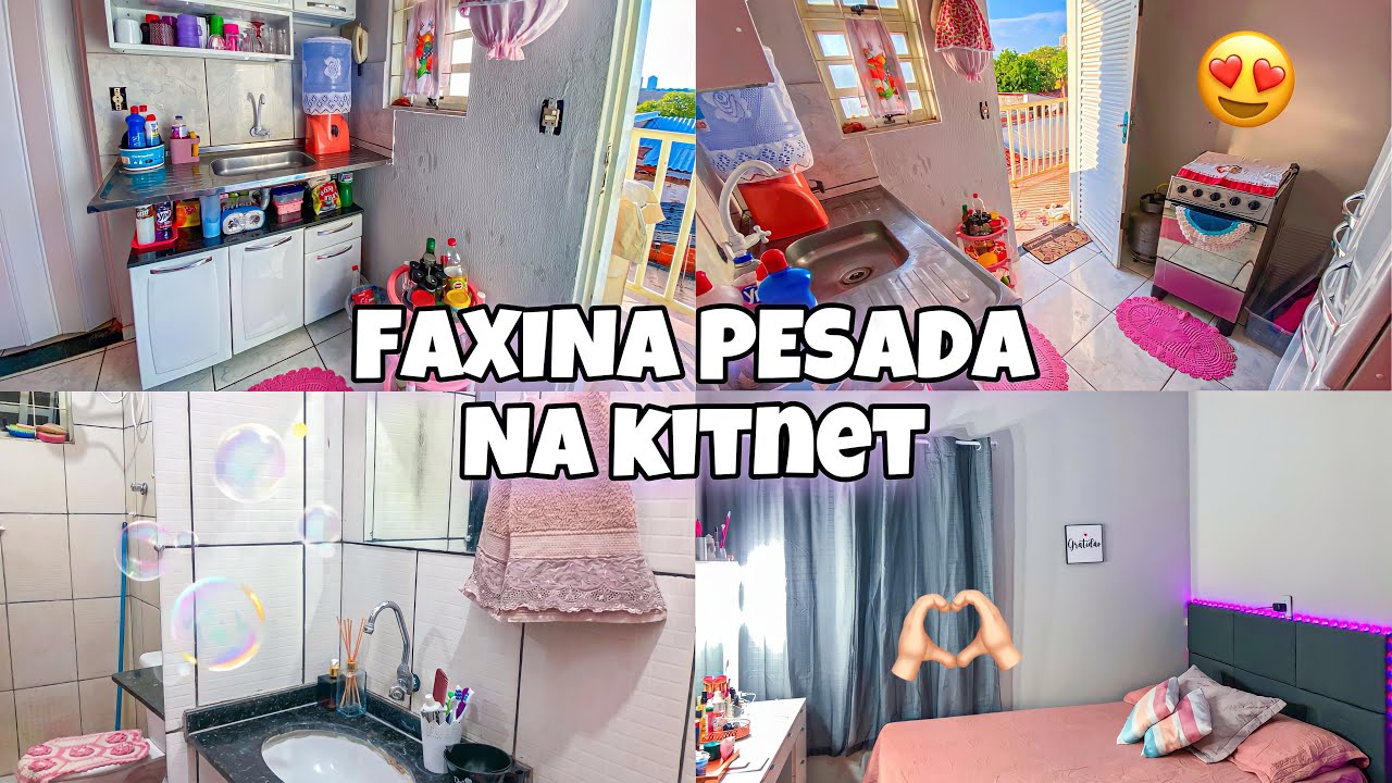 FAXINA PESADA | MUDEI OS ARMÁRIOS DA COZINHA + COLOQUEI CORTINA E CABECEIRA NO QUARTO + DECORAÇÃO 😍