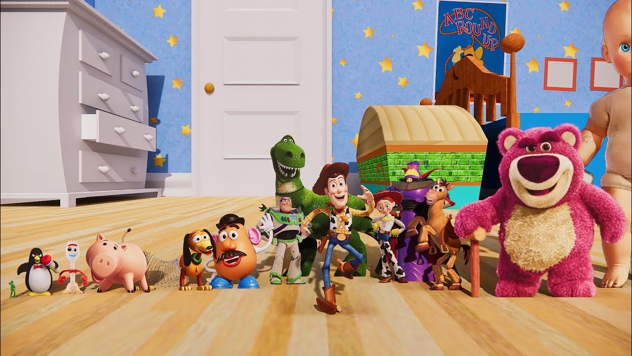 Toy Story characters size comparison | 3D comparison