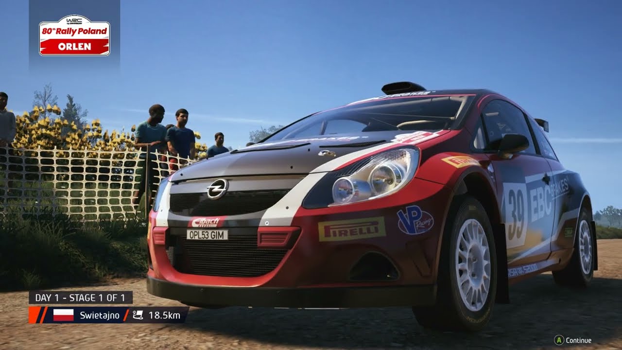 EA Sports WRC - Opel Corsa OPC Super 2000 - Swietajno, Poland, 4K