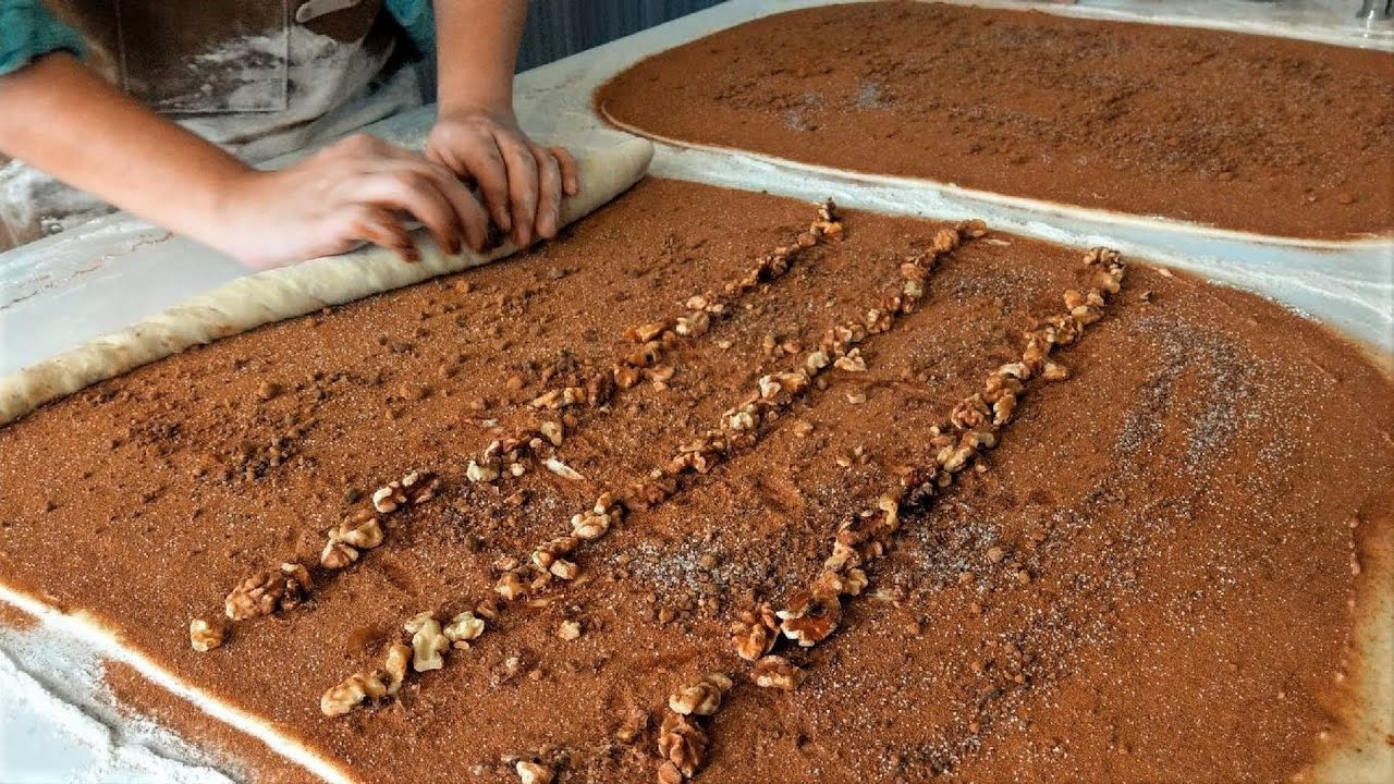 Handmade Walnut Cinnamon Rolls / 手工核桃肉桂捲 - Christmas Dessert(Cinnamon Rolls Making Skills)-台灣美食