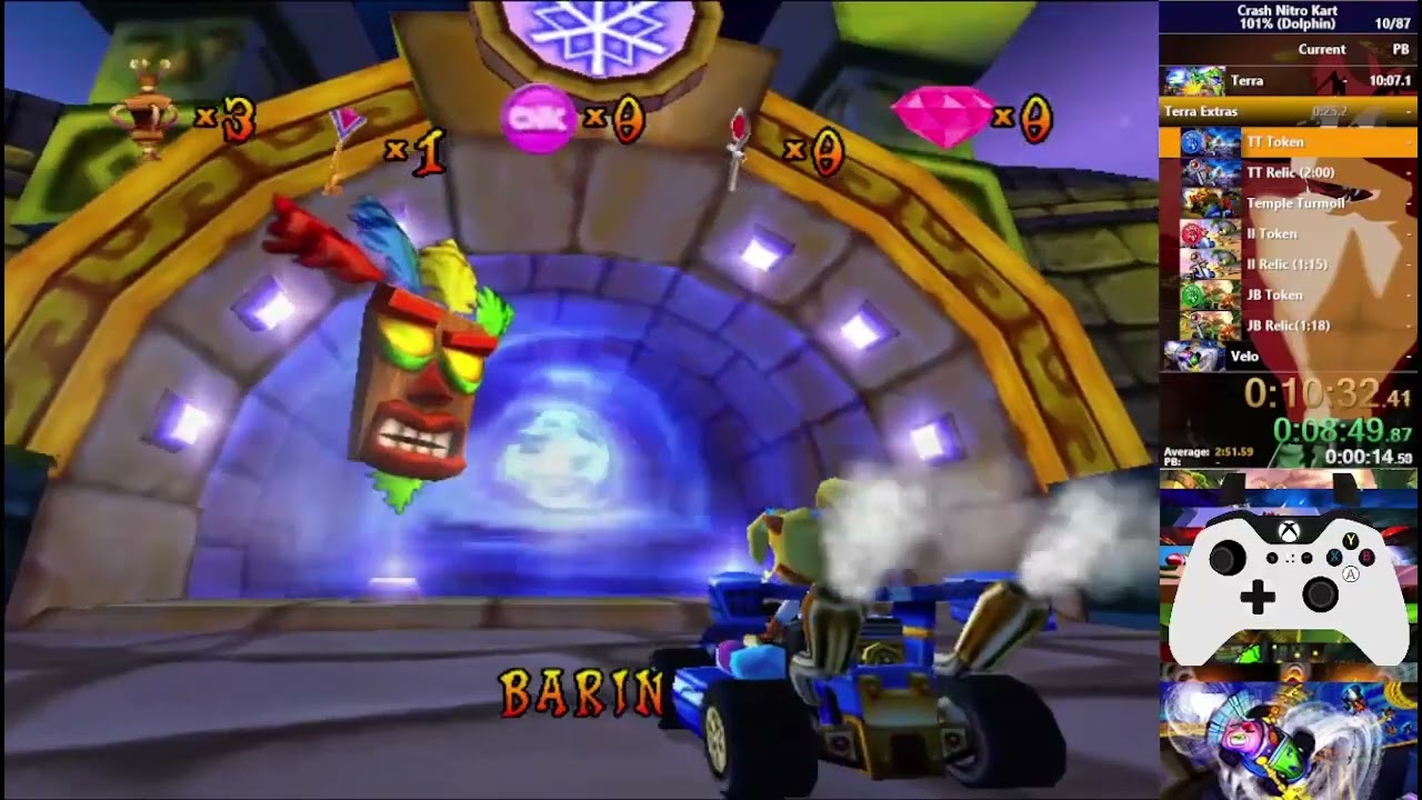Crash Nitro Kart Speedrun 101%: 
