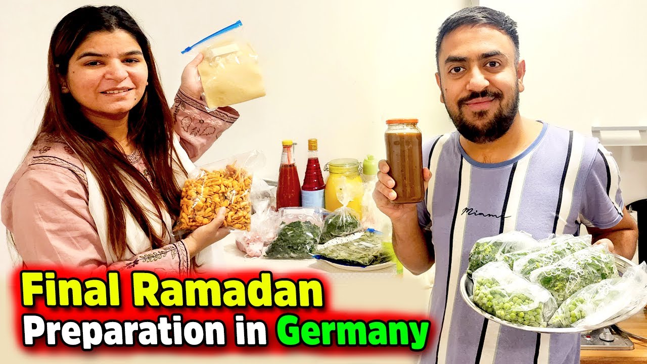 Germany Mein Ramadan Preparation Kese Ki😇 Samina Ne First Attempt Mein Kya Banaya🥰