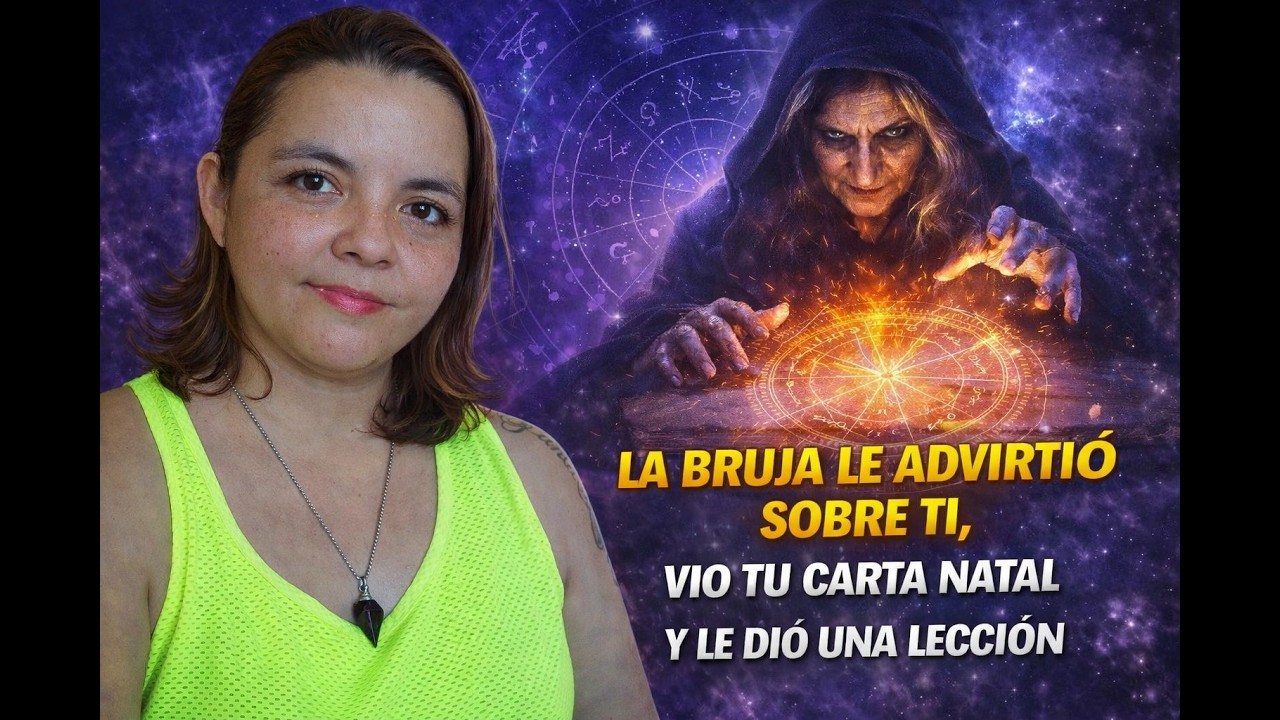 LA BRUJA LE ADVIRTIÓ SOBRE TI, VIO TU CARTA NATAL Y LE DIO UNA LECCIÓN #lecturadetarot #tarot #yt
