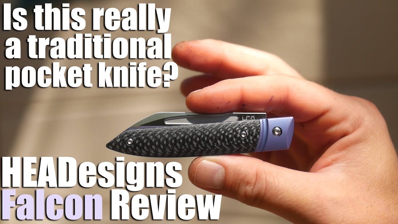 Is this really a traditional pocket knife?  The HEADesigns Falcon slipjoint review.