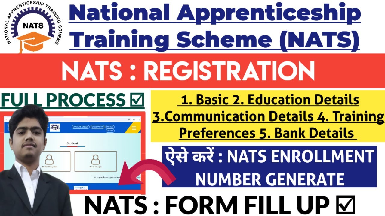NATS REGISTRATION | NATS REGISTRATION KAISE KARE | NATS FORM FILLUP KAISE KARE |  NATS ENROLLMENT ID