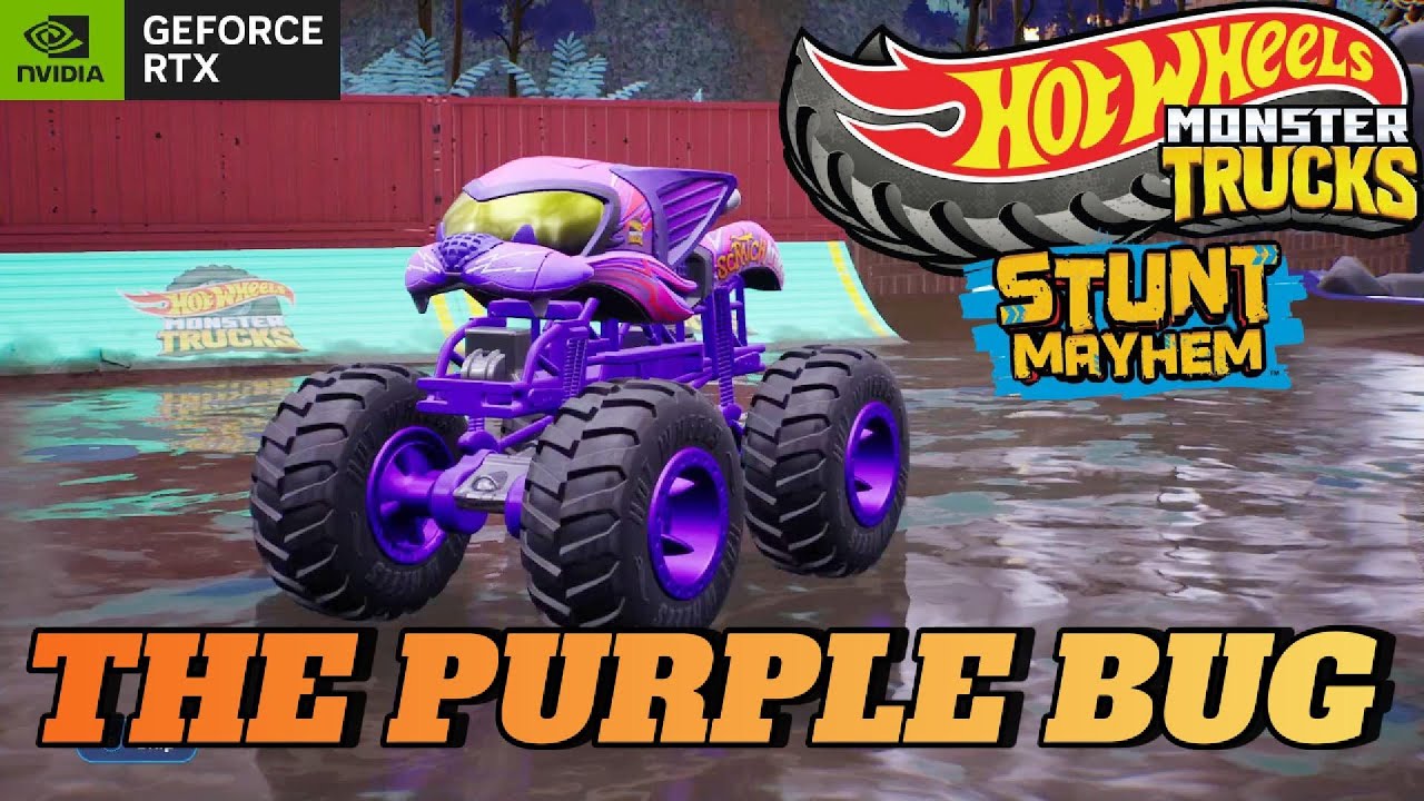 Another terror! Hot Wheels Monster Truck Stunt Mayhem Gameplay Scratch Attack