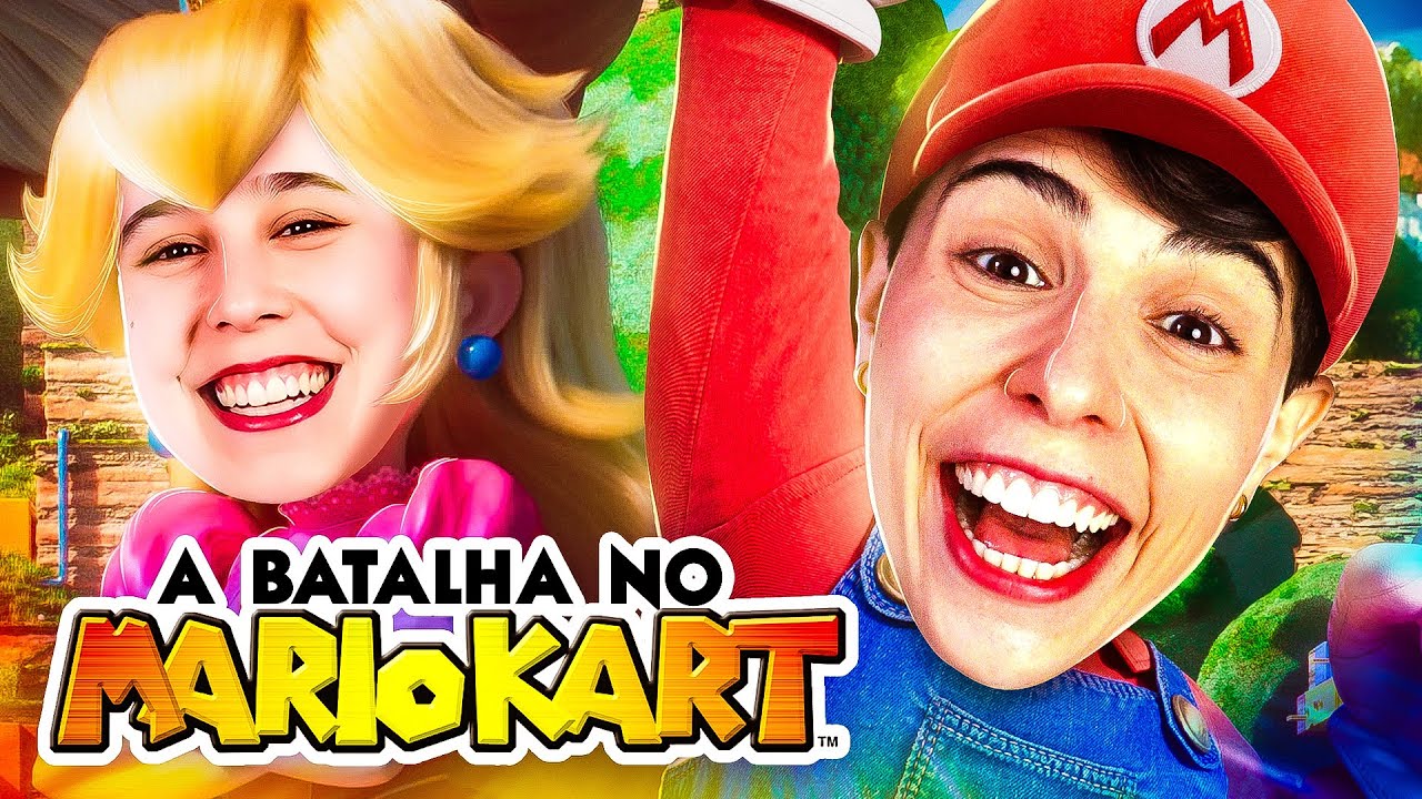 JOGANDO MARIO KART COM A THAÍSSA!