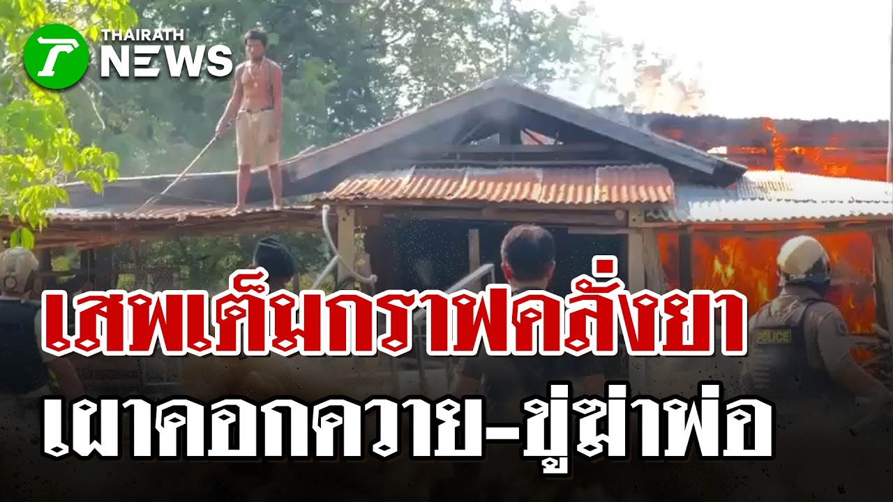 พิษยาบ้า 10 เม็ด! หนุ่มคลั่งยาปีนหลังคาเผาคอกควาย-ขู่จับพ่อย่างสด | 8 มี.ค. 69 | ไทยรัฐนิวส์โชว์
