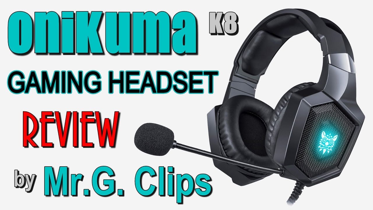 ONIKUMA K8 Gaming Headset REVIEW and Sound Test!