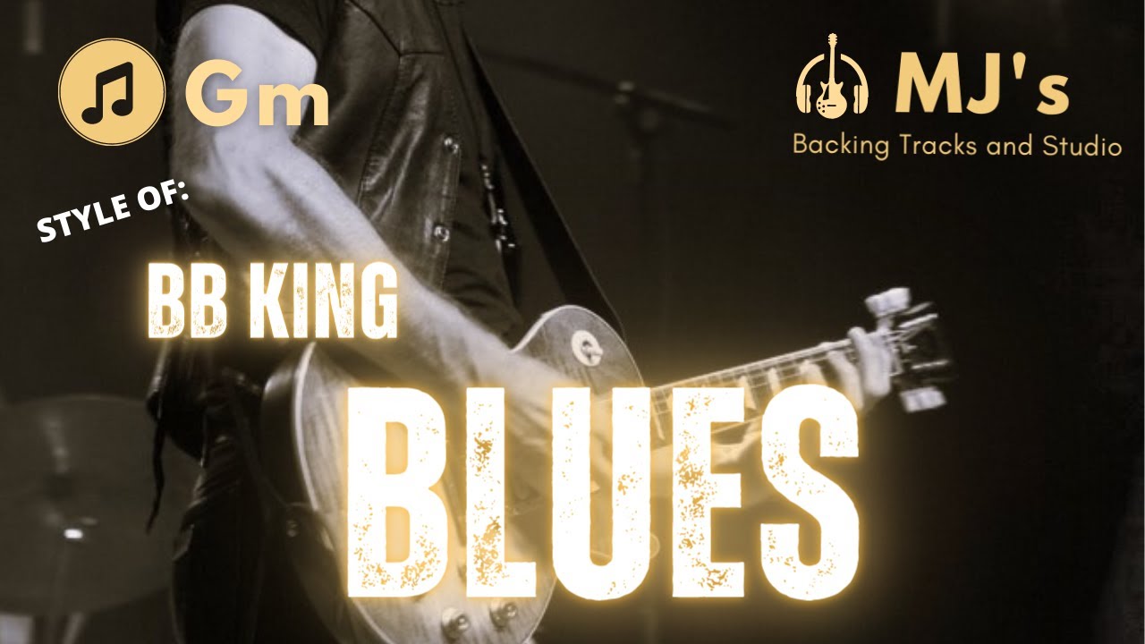 Slow Blues BB King type Backing Track in G minor