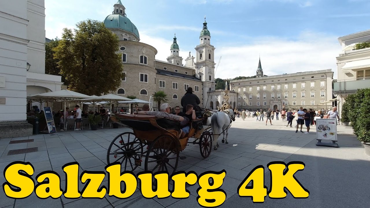 Salzburg, Austria Walking tour [4K].