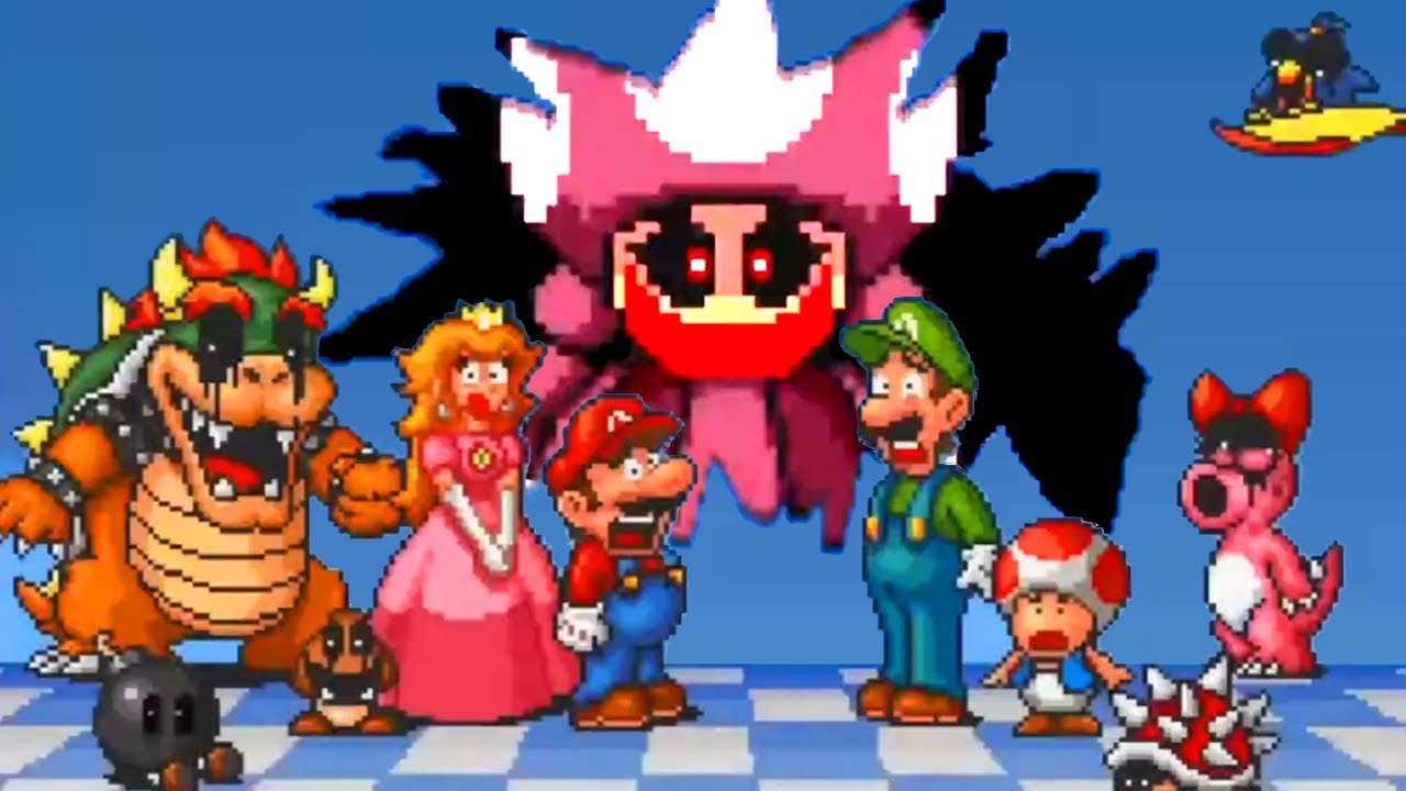 TOADETTE.EXE ПРЕСЛЕДУЕТ этому СТРАННОМУ ХАКУ MARIO ALL STARS ROM?