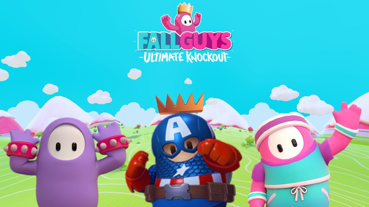 FALL GUYS: CAPITÃO AMÉRICA E SEUS AMIGOS!