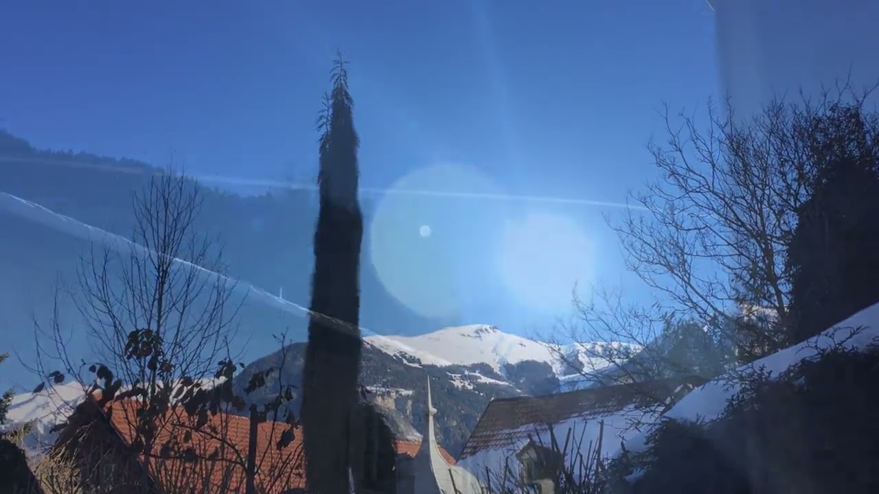 Beautiful Thusis Switzerland 2022 February | Best Place to Visit in Swiss Canton of Graubünden