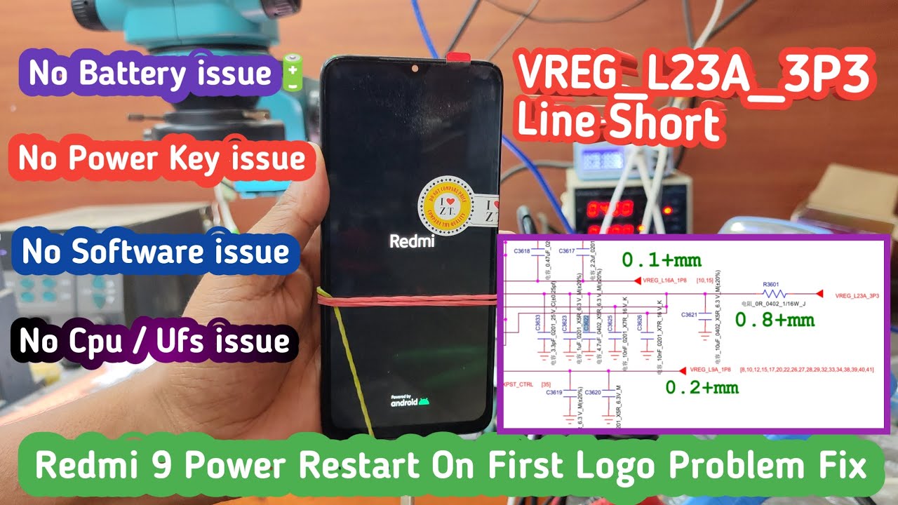 Redmi 9 Power Restart On First Logo Problem Solution 2024 || Redmi 9 Power Restart Problem Fix 2024