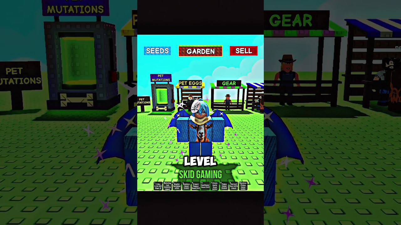 New Levelup gear in Grow a Garden💀#growagarden #fyp #shorts #viralvideo