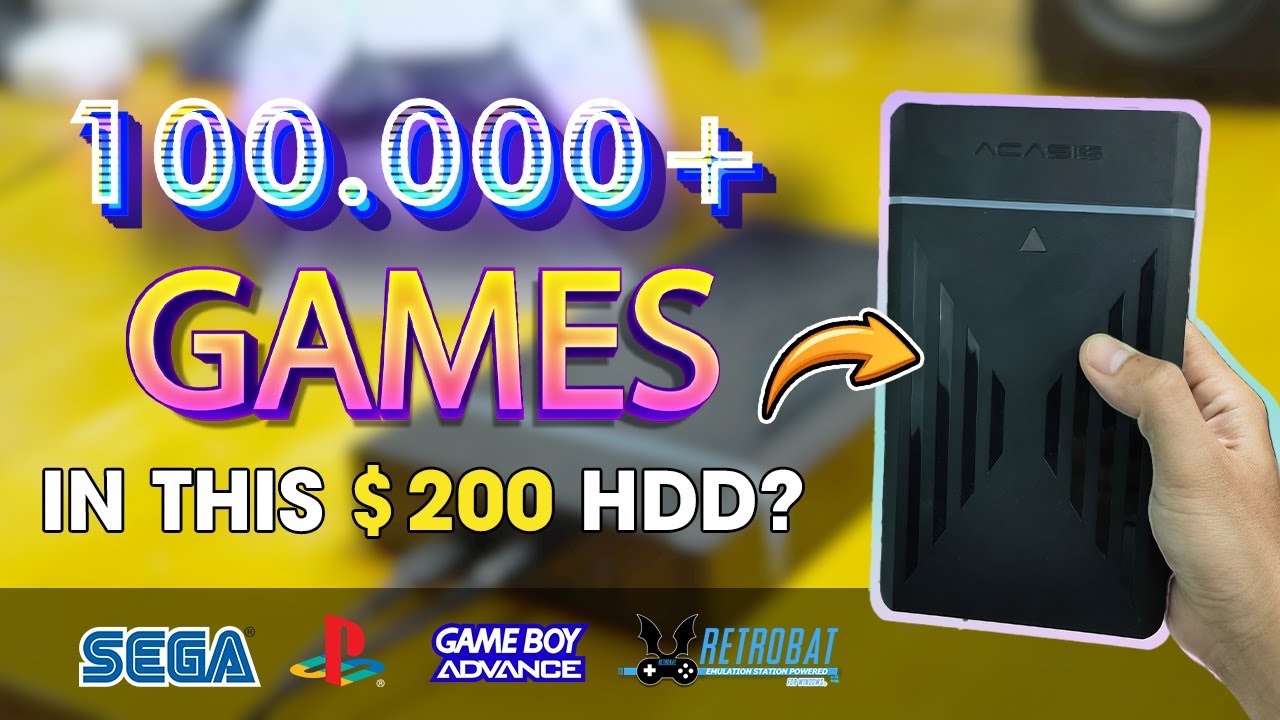 100,000 Retro Games in One $200 HDD?! Testing the PEAPRIT 12TB HDD from AliExpress