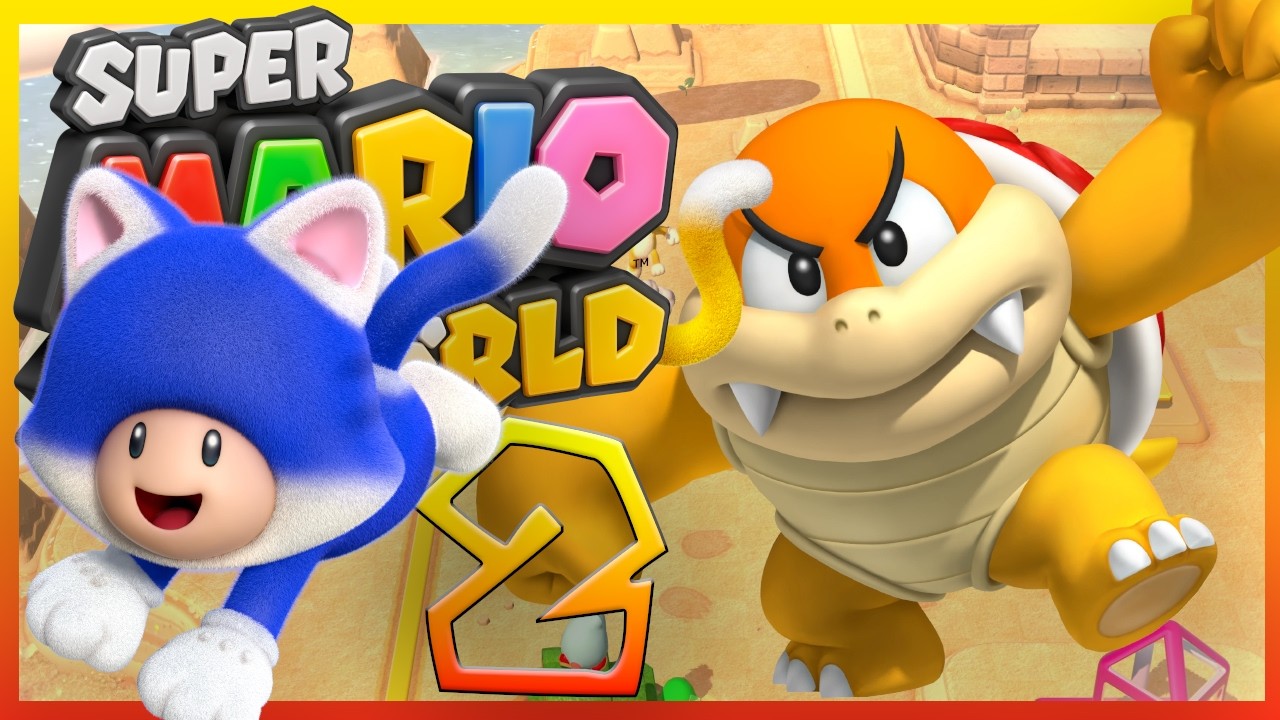 SUPER MARIO 3D WORLD 🐱 Part 2: Bumm Bumm in der zweiten Welt!