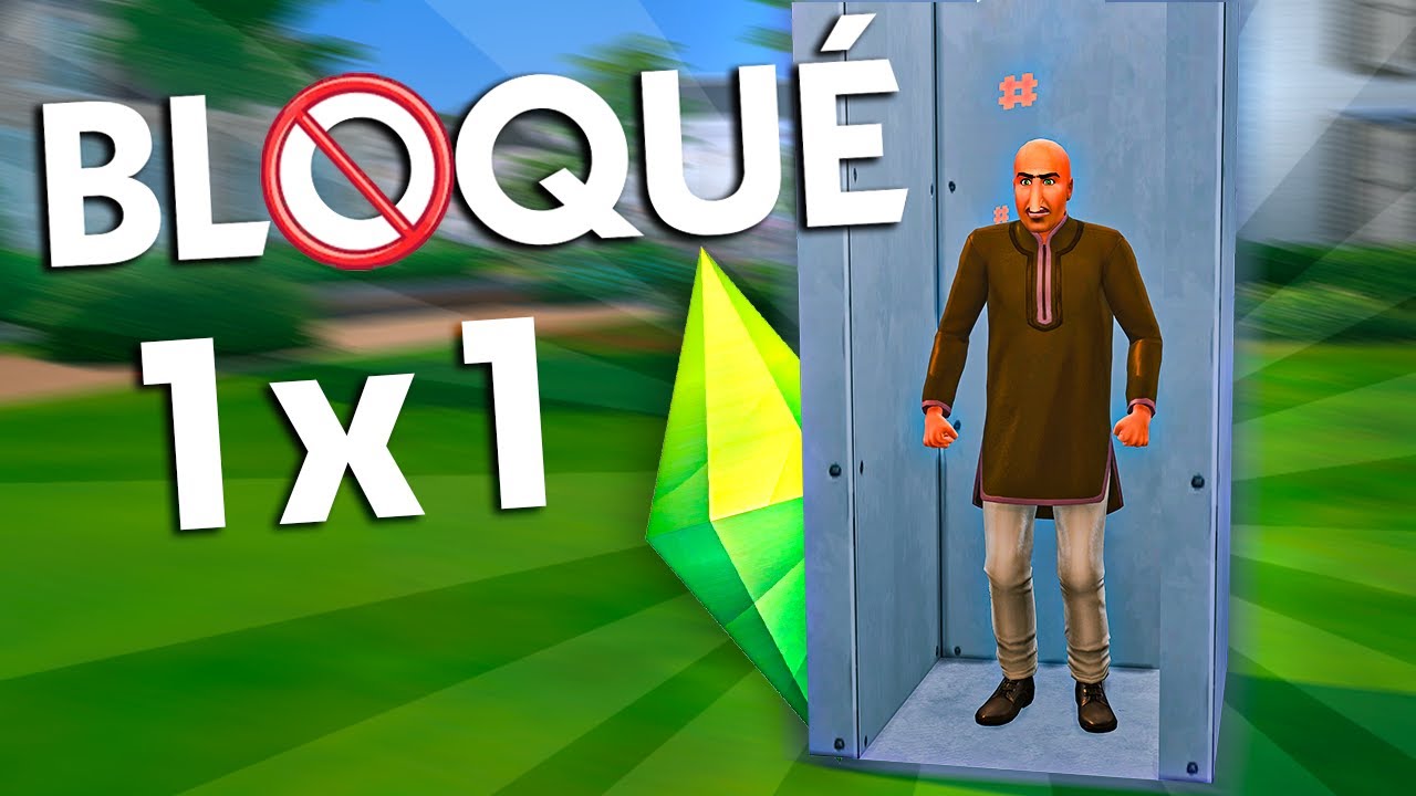 Je dois SURVIVRE dans UN SEUL CARREAU 🥵 | Challenge Sims 4