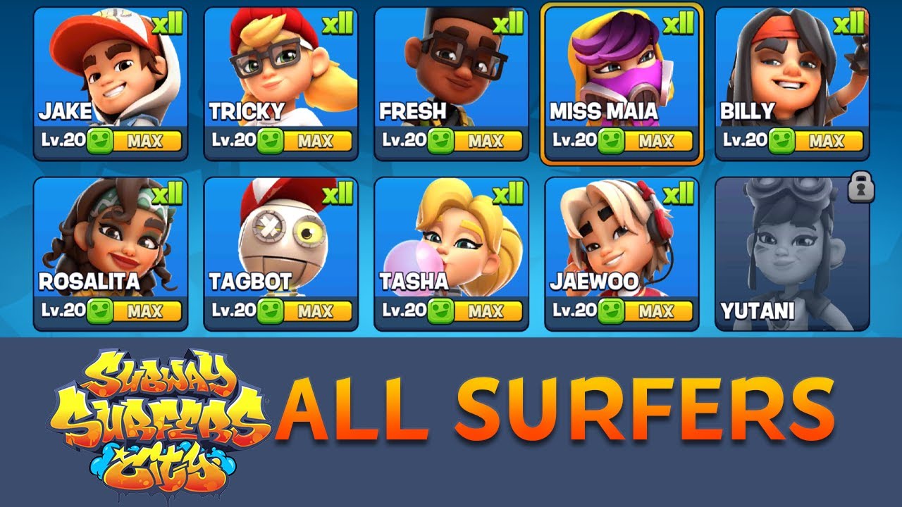 Subway Surfers City Gameplay | All Characters | New Update & High Score Run