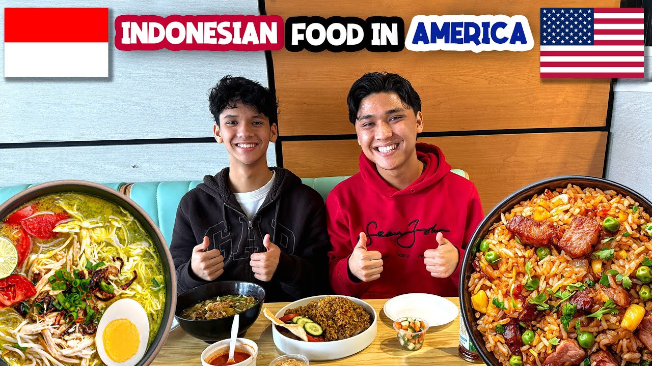 Trying Indonesia foods in America | غذای خوشمزه اندونزی #afghan #hazaragi #food #indonesiafood