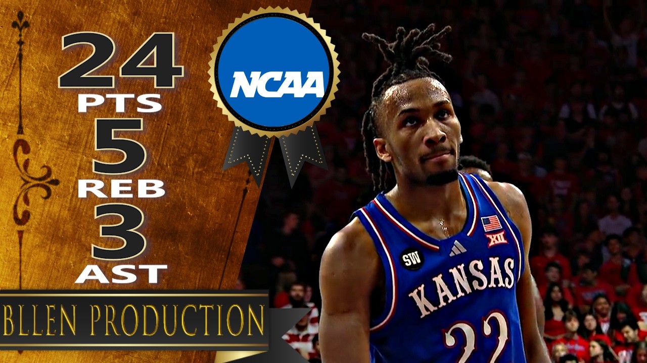 Darryn Peterson - 24 Pts, 5 Reb, 3 Ast Highlights｜Kansas Jayhawks vs Arizona Wildcats｜2026.02.28