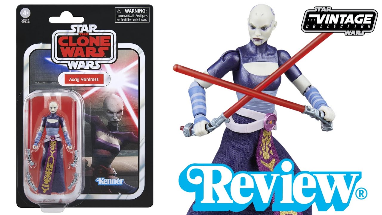 Star War The Vintage Collection Asajj Ventress VC364 Review!