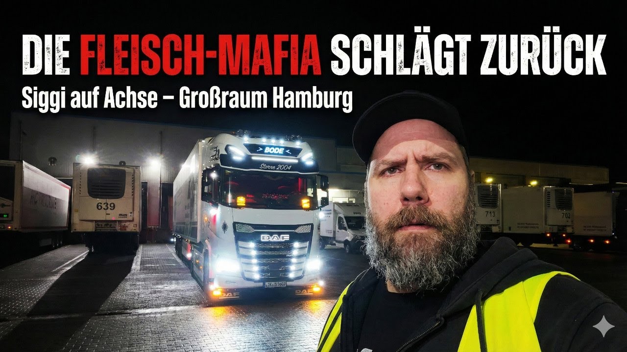 Fleisch Tour nach Hamburg.... Siggi auf Achse#199 LKW Vlog