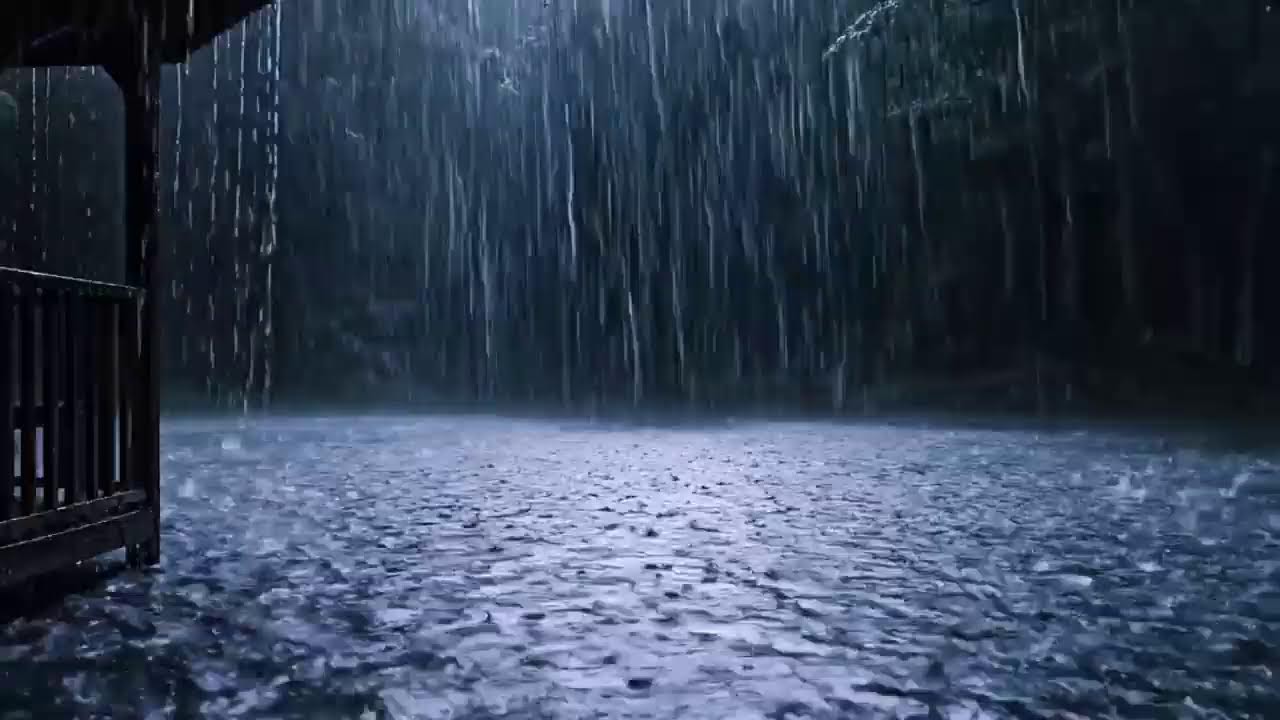 🔴 Relaxing Rain & Distant Thunder ASMR | Sleep Fast • Meditation • Focus & Anxiety Relief