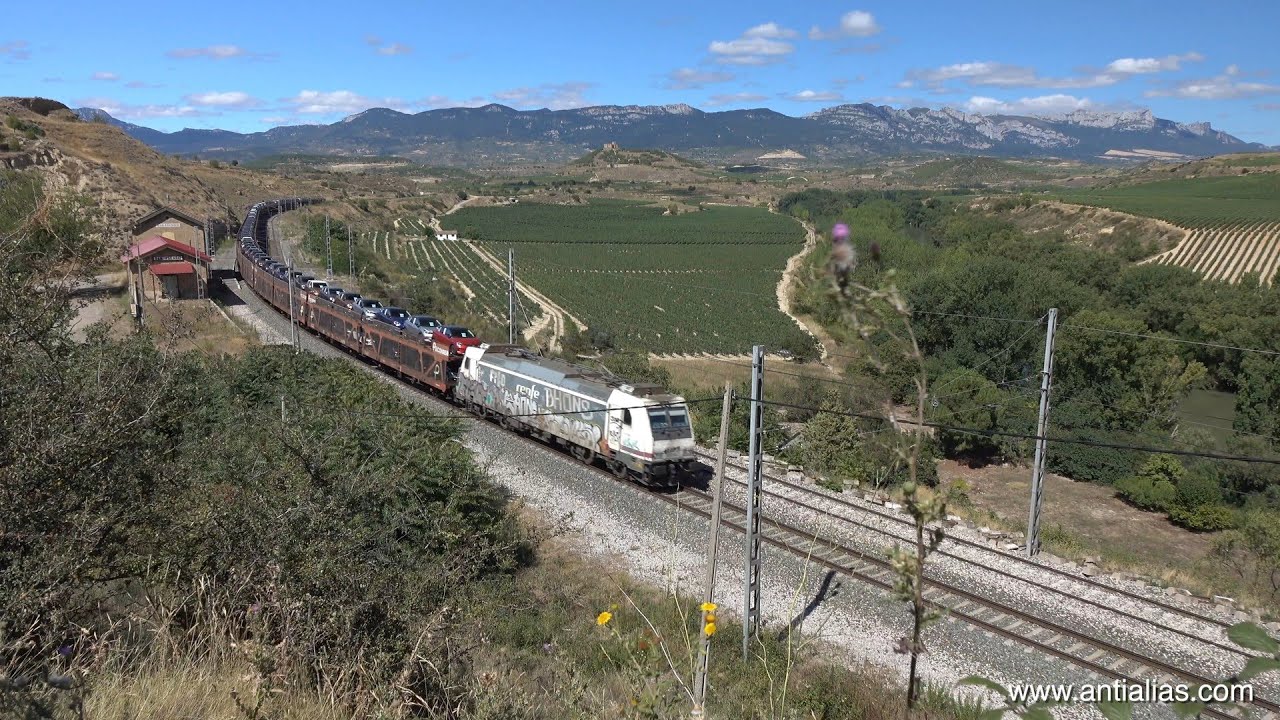 Trenes - 4K - Apeadero San Asensio - Agosto 2020