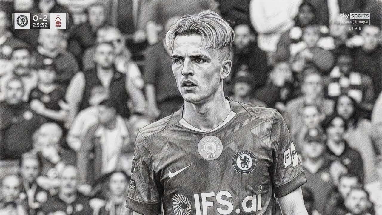 Jesse Derry Chelsea Debut vs Nottingham Forest