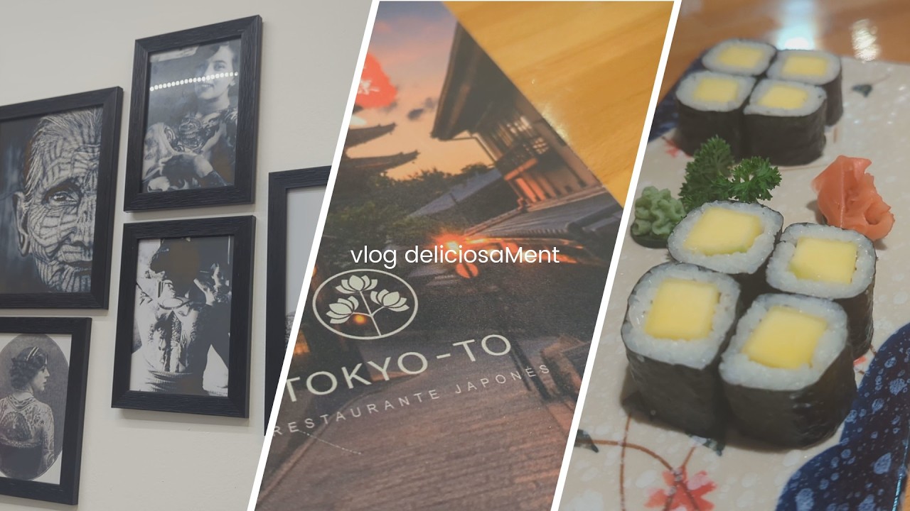 Vlog 🕶 un nou tatuatge 💖 amanida amb taronja 🧡 i sopant en un japonès 🥢