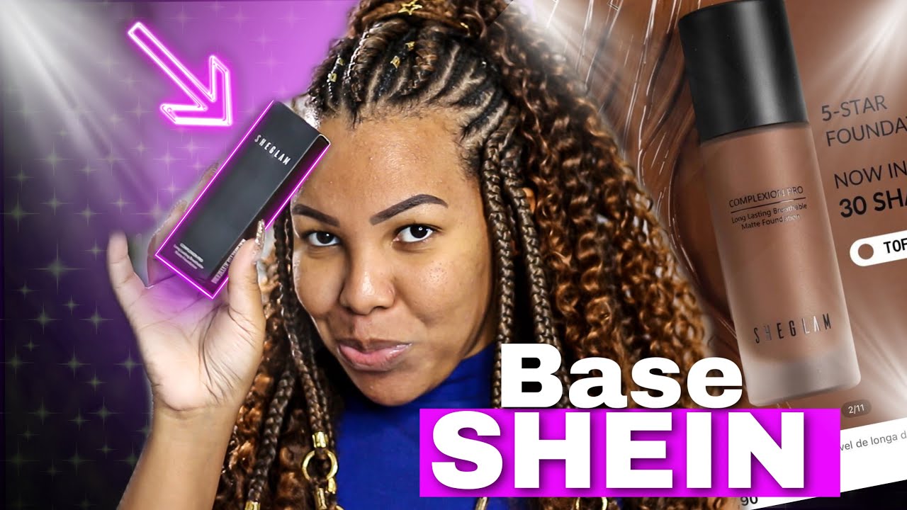 TESTEI BASE DA SHEIN PELE NEGRA, SERA VALE A PENA ? POR LUANY CRISTNA