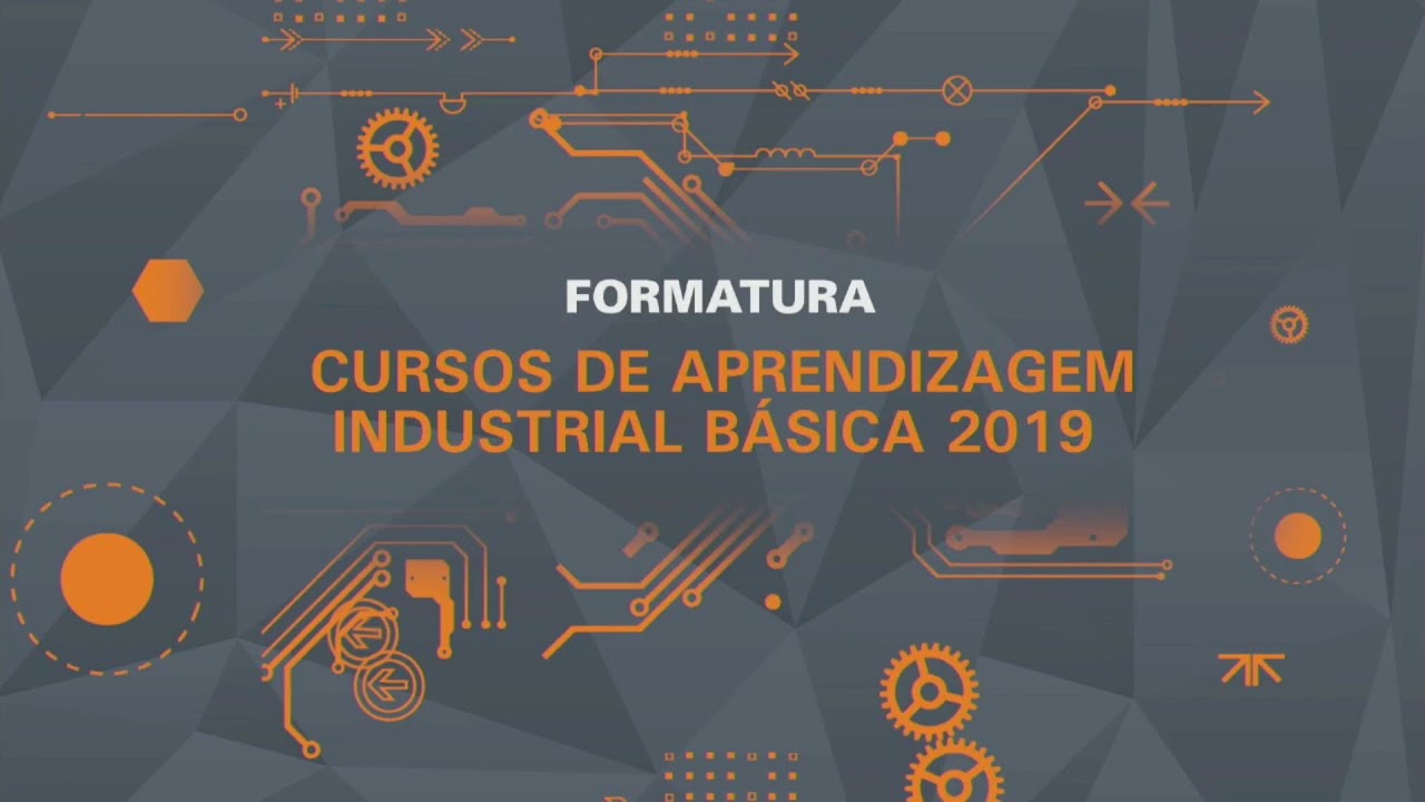 FORMATURA SENAI CURSOS APRENDIZAGEM INDUSTRIAL