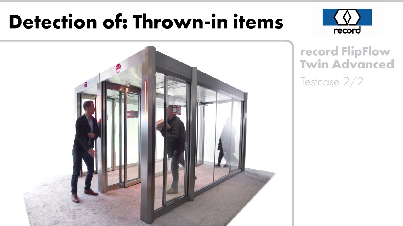 record FlipFlow Advanced – Anti back track door with additional throw-in detection