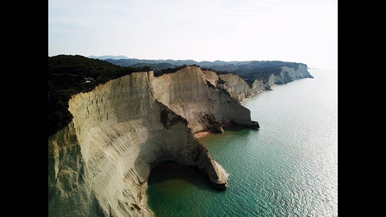 Cape Drastis Drone Video, Corfu, Greece
