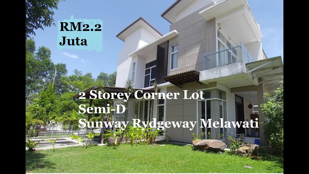RM2.2 Mil 2 Storey Semi D Corner Lot Sunway Rydgeway Taman Melawati