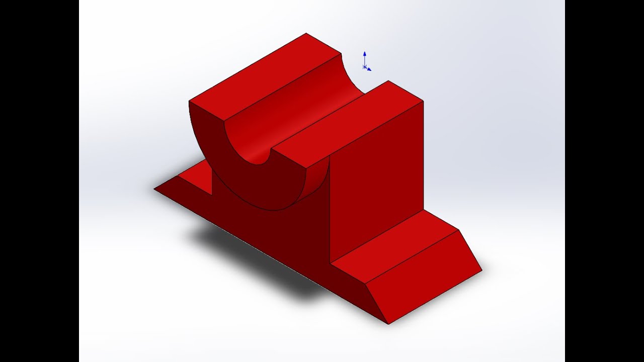 solidworks exercise no. 1 - multiple extrude from same sketch