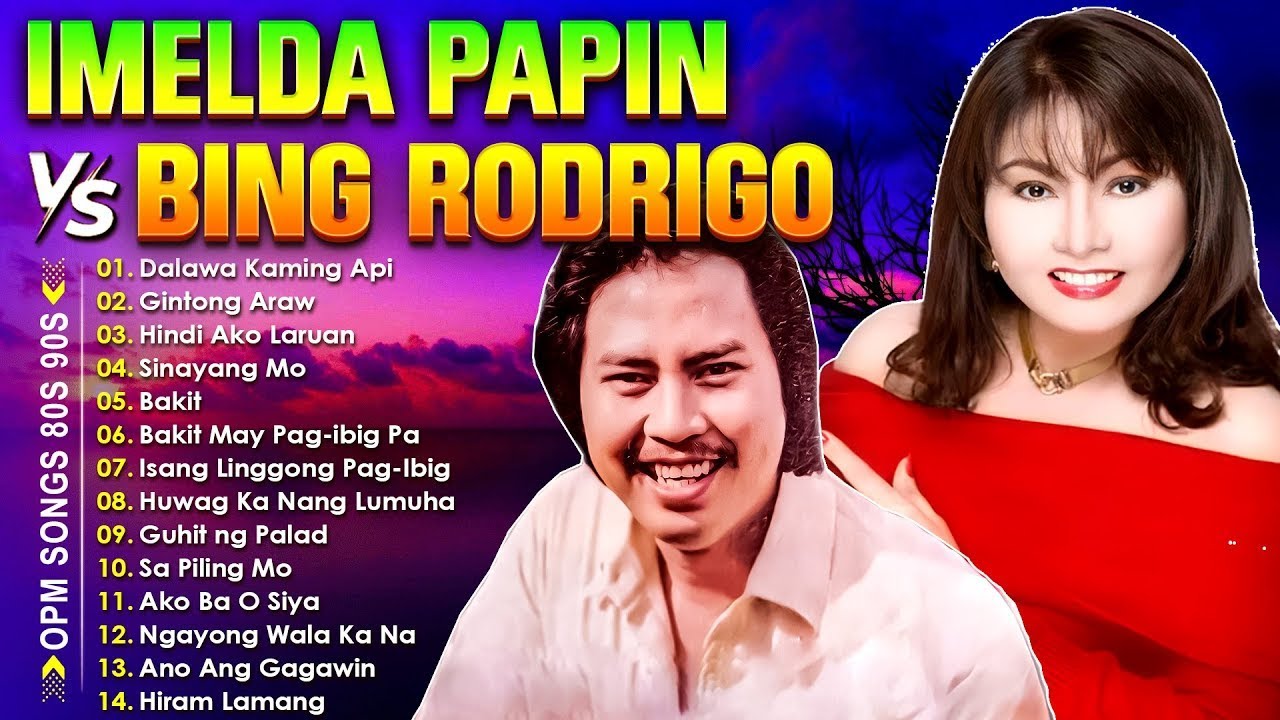 Imelda Papin, Bing Rodrigo Greatest Hits Of All Time ✨Best OPM Tagalog Nonstop 60s 70s 80s #opmsong