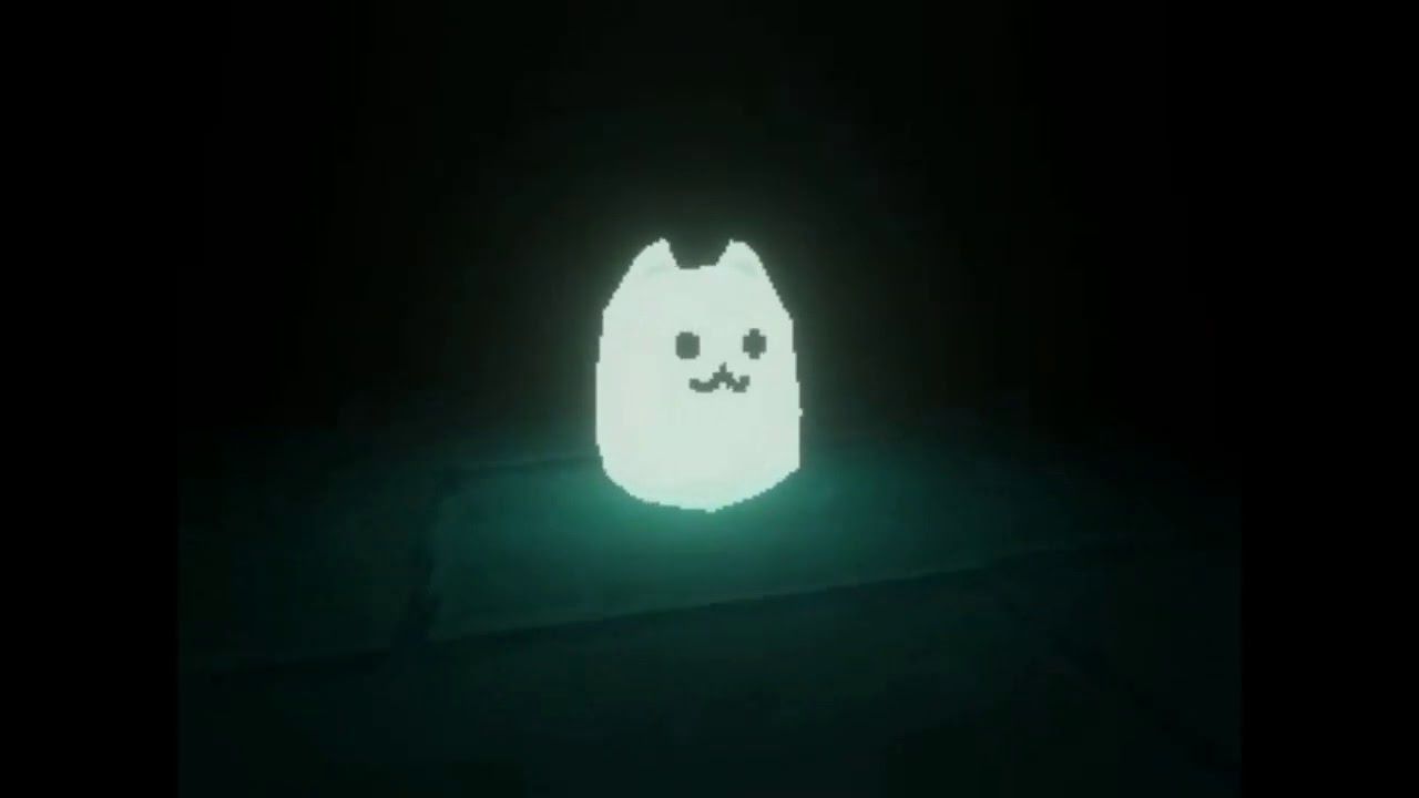 Low Poly Cat Lamp with a few calm Silent Hill songs
