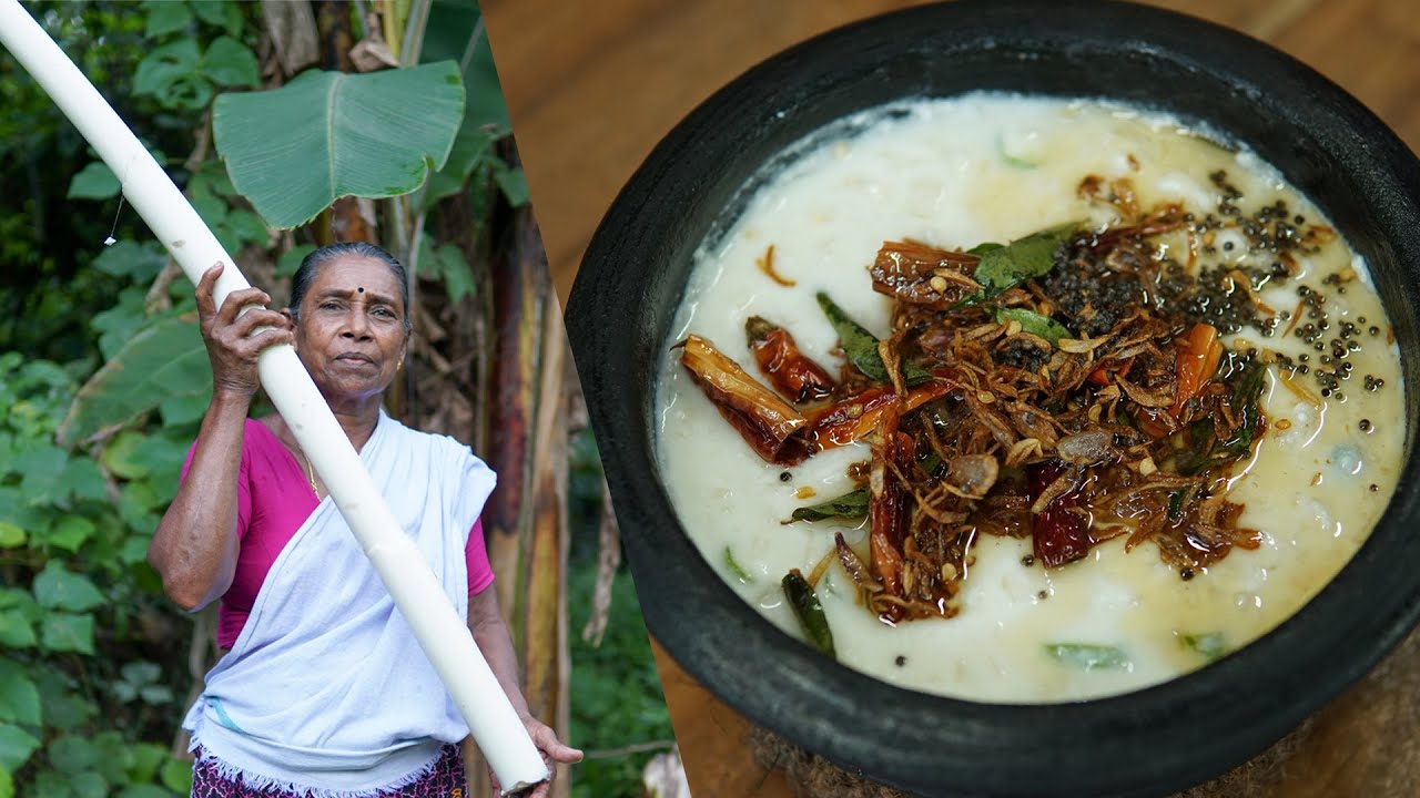How To Make Banana Stem Curry | Kerala Traditional Style Banana Stem Curry